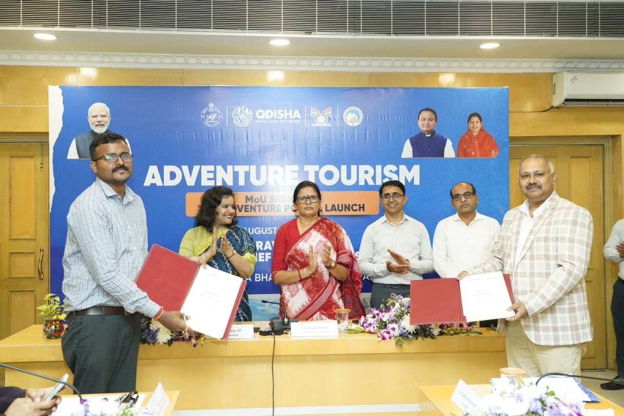 Odisha unveils ‘Go-Adventure’ portal, signs key MoUs to boost adventure tourism