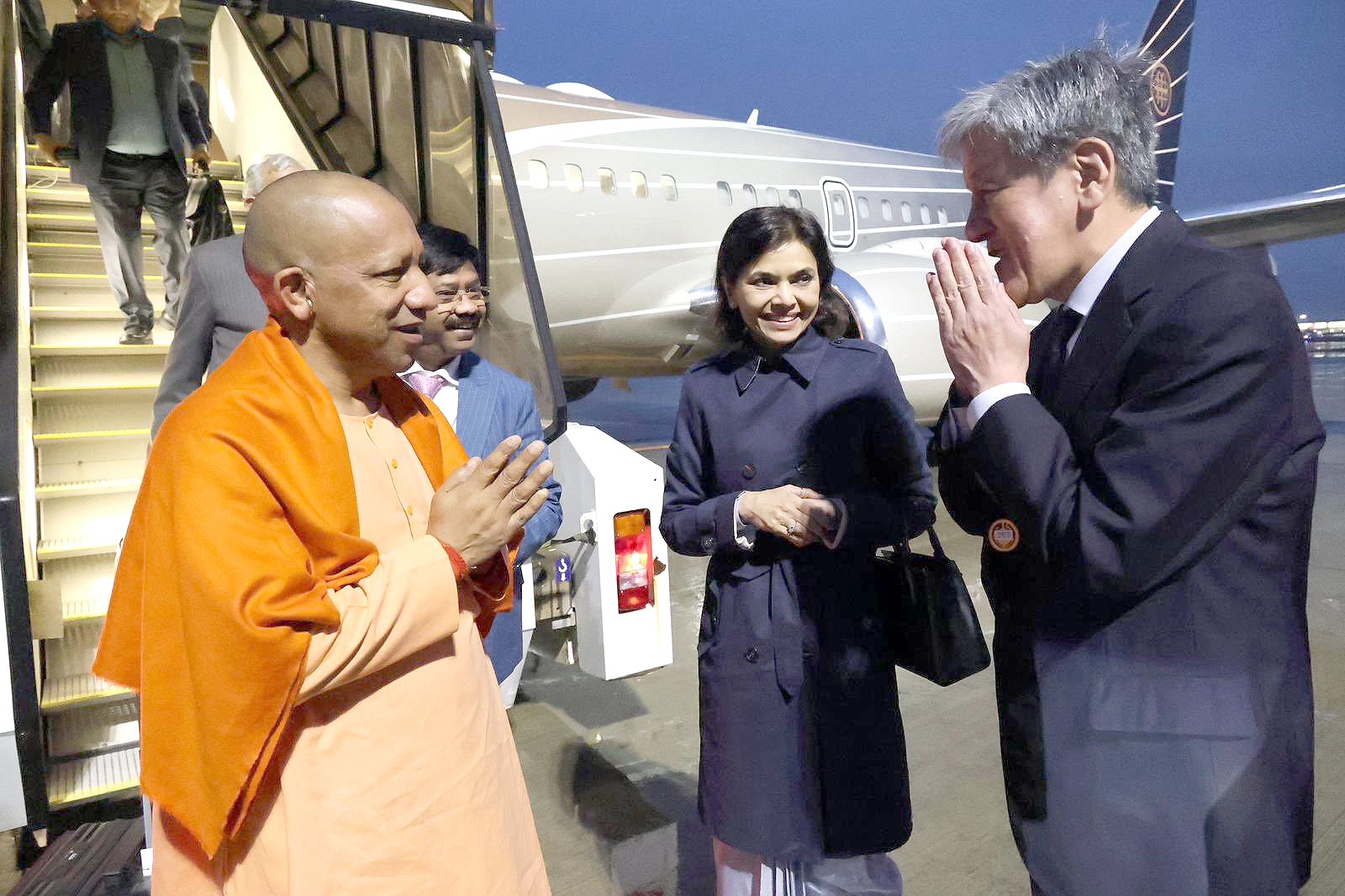 UP CM Yogi arrives in Tokyo, holds 'productive' talks with leading businesses 10 UP CM Yogi arrives in Tokyo, holds 'productive' talks with leading businesses