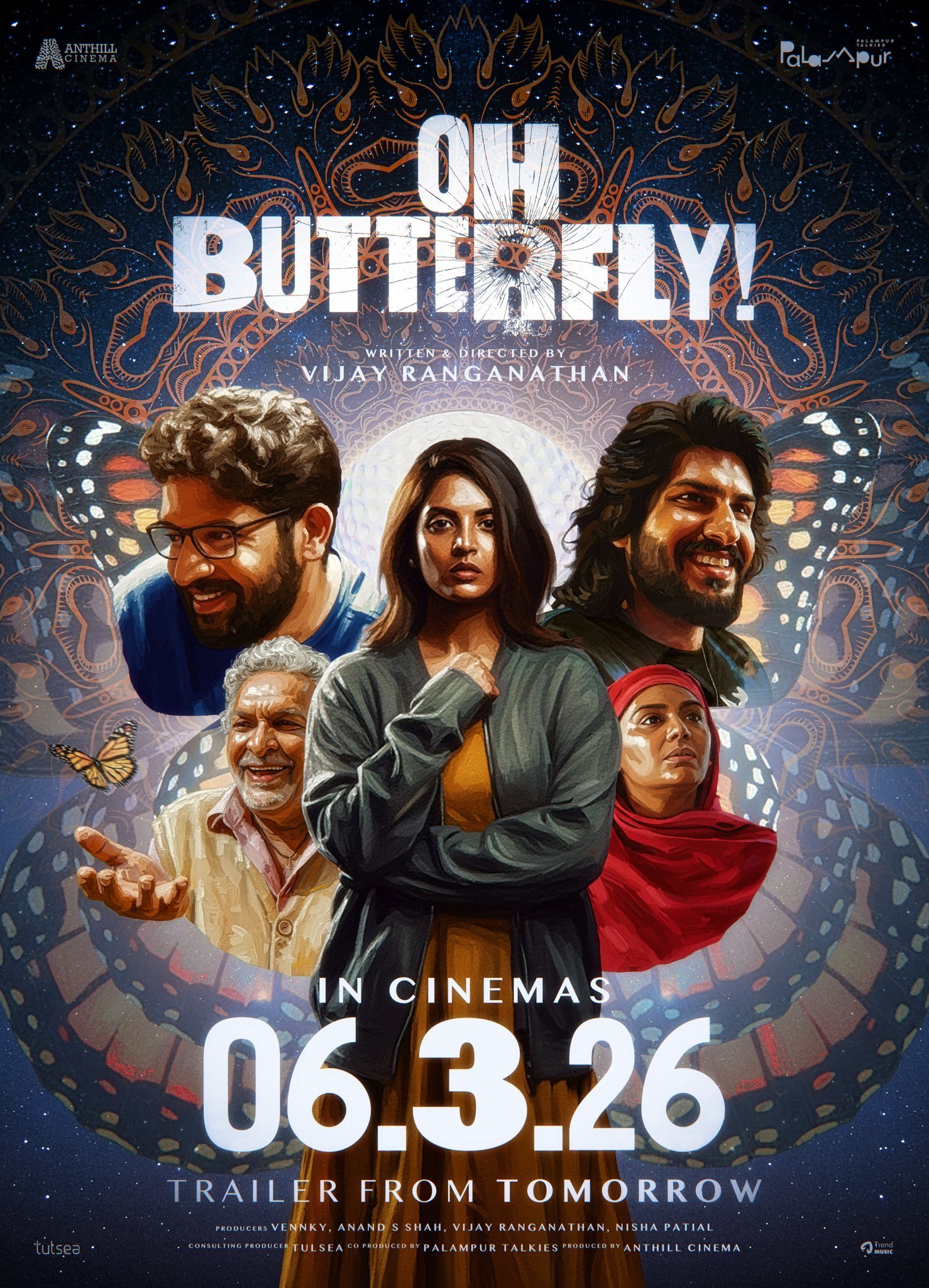 RJ Balaji releases gripping trailer of Nivedhithaa Sathish-starrer 'Oh Butterfly'