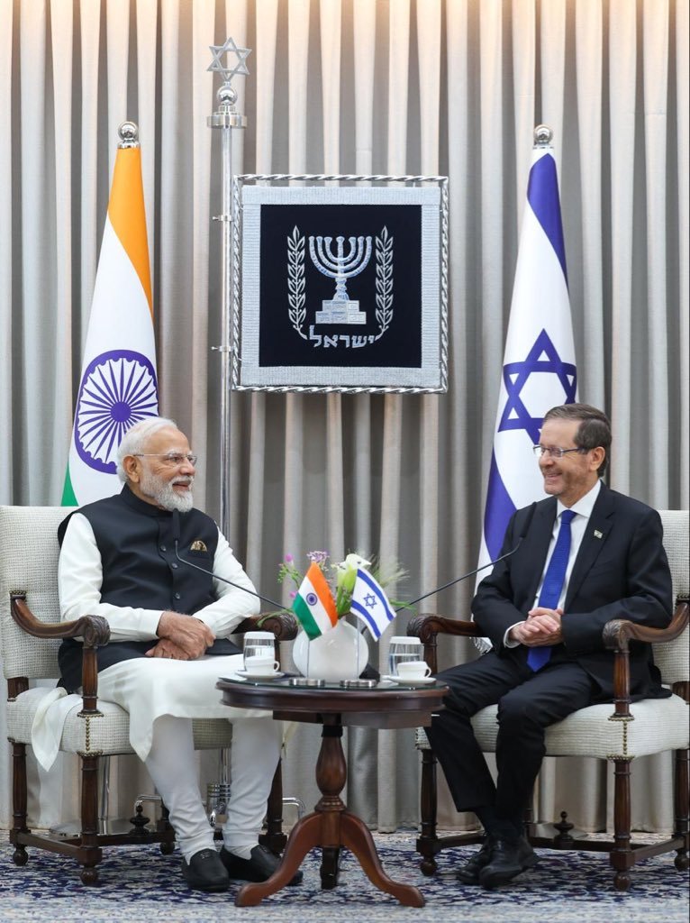 PM Modi calls on Israel President, discusses ways to enhance cooperation in key sectors