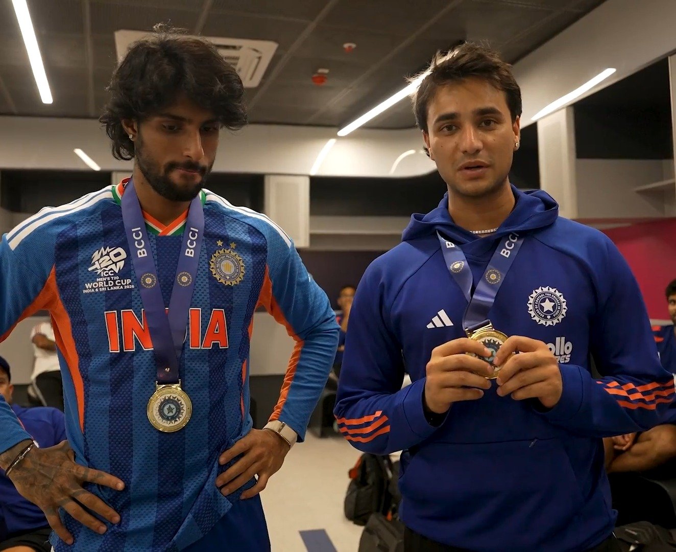T20 WC: Abhishek, Tilak bag ‘Impact Player of the Match’ titles, BCCI shares video of dressing room