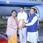 President Murmu arrives in Bhubaneswar for six-day Odisha visit