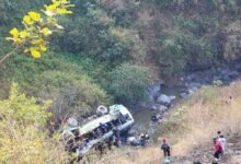 Three killed as Himachal bus plunges into ditch in Dehradun