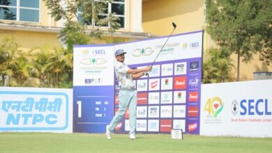 Chattisgarh Open: Akshay Sharma takes first-round lead with a phenomenal nine-under 60
