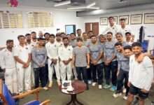Sachin Tendulkar guides Mumbai players ahead of Ranji Trophy quarterfinal vs Karnataka