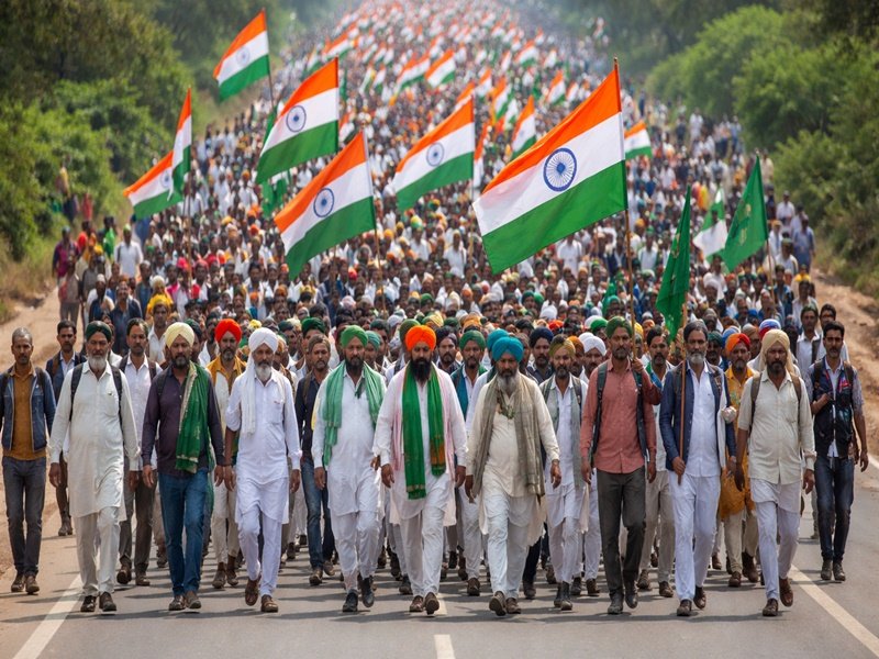 Nationwide farmers' march from Kanniyakumari to Kashmir seeks MSP law