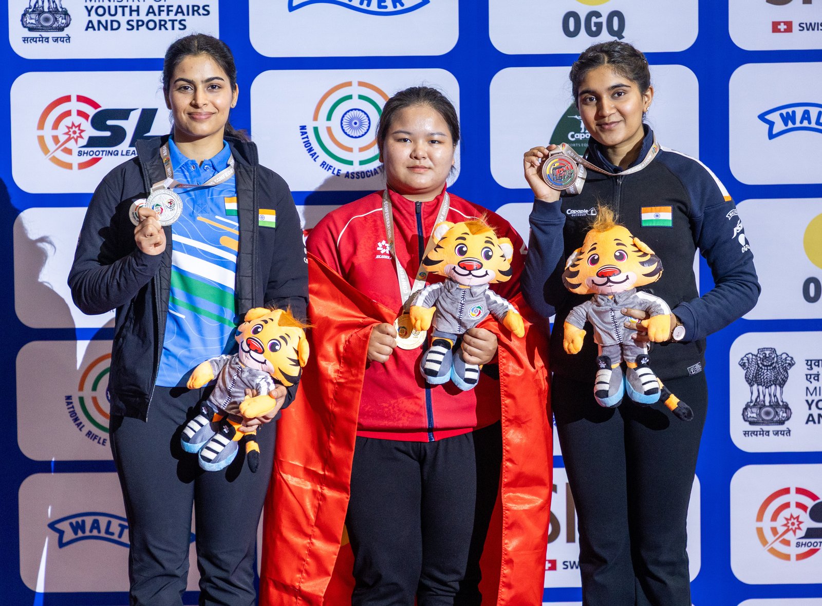 Asian Rifle/Pistol C'ship: Manu misses gold in shoot-off, Esha wins bronze in 25m Pistol