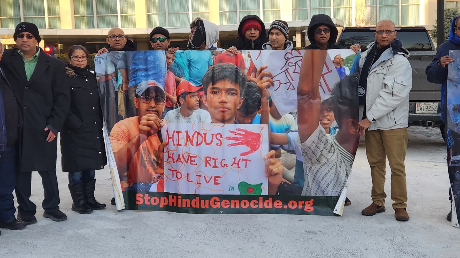 Hindus protest in Washington over human rights violations in Bangladesh