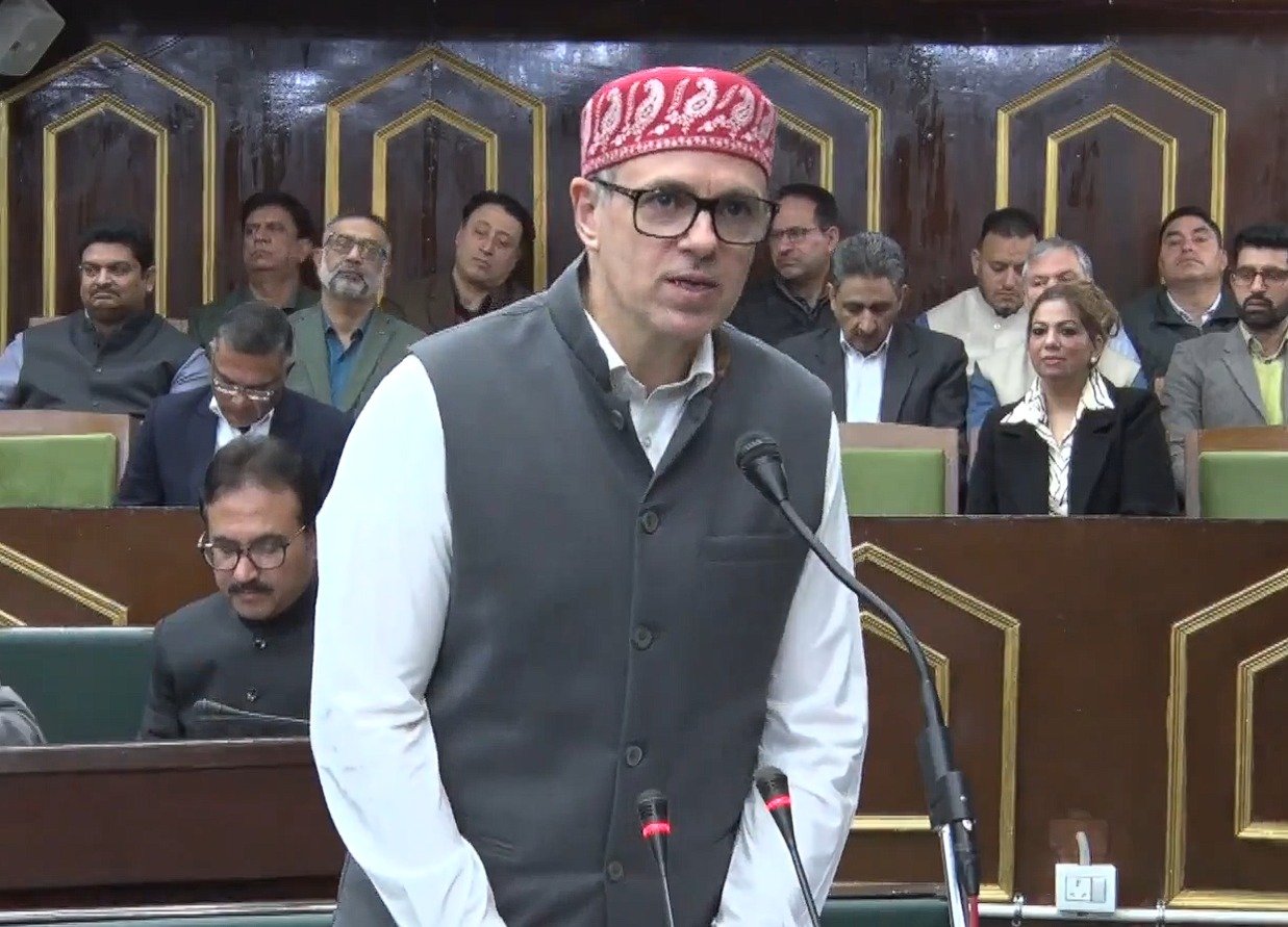 BJP MLAs stall proceedings of J&K Assembly over Omar Abdullah's 'unparliamentary remarks'