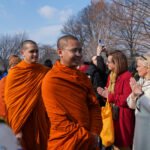 Buddhist monks end 2,300-mile peace walk in Washington