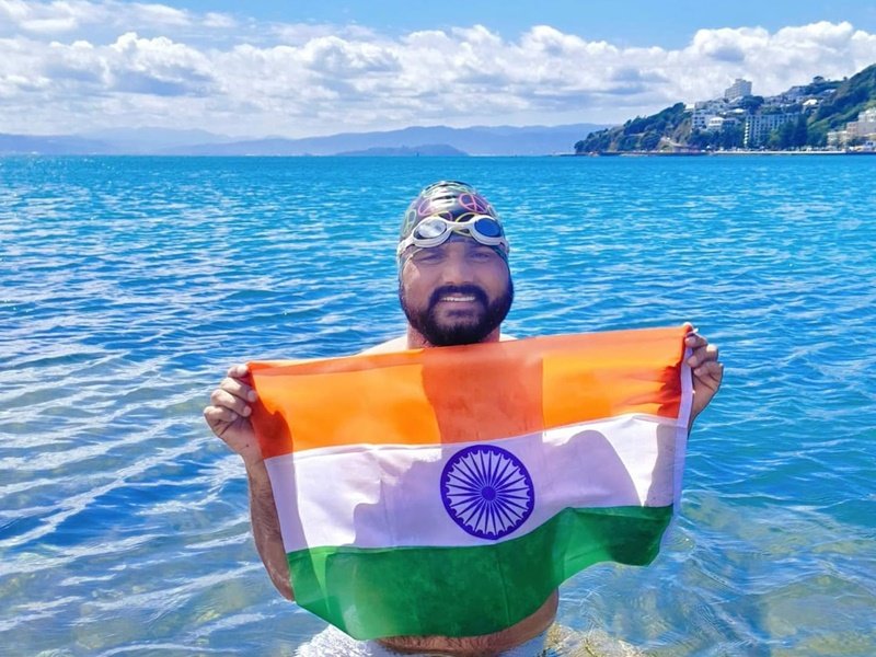 MP para swimmer Satendra Lohiya scripts history by crossing Cook Strait; CM Mohan Yadav congratulates